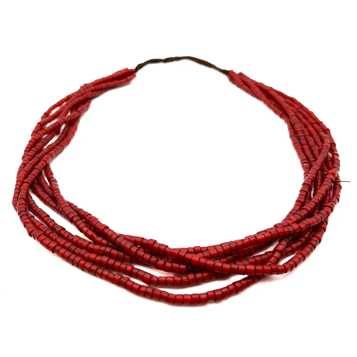 White Heart Bead Necklace - Image 5