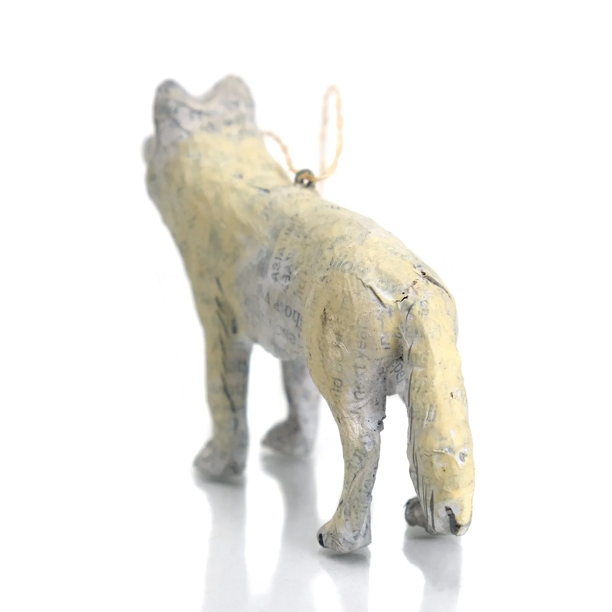 Wolf Text Paper Ornament - Image 6