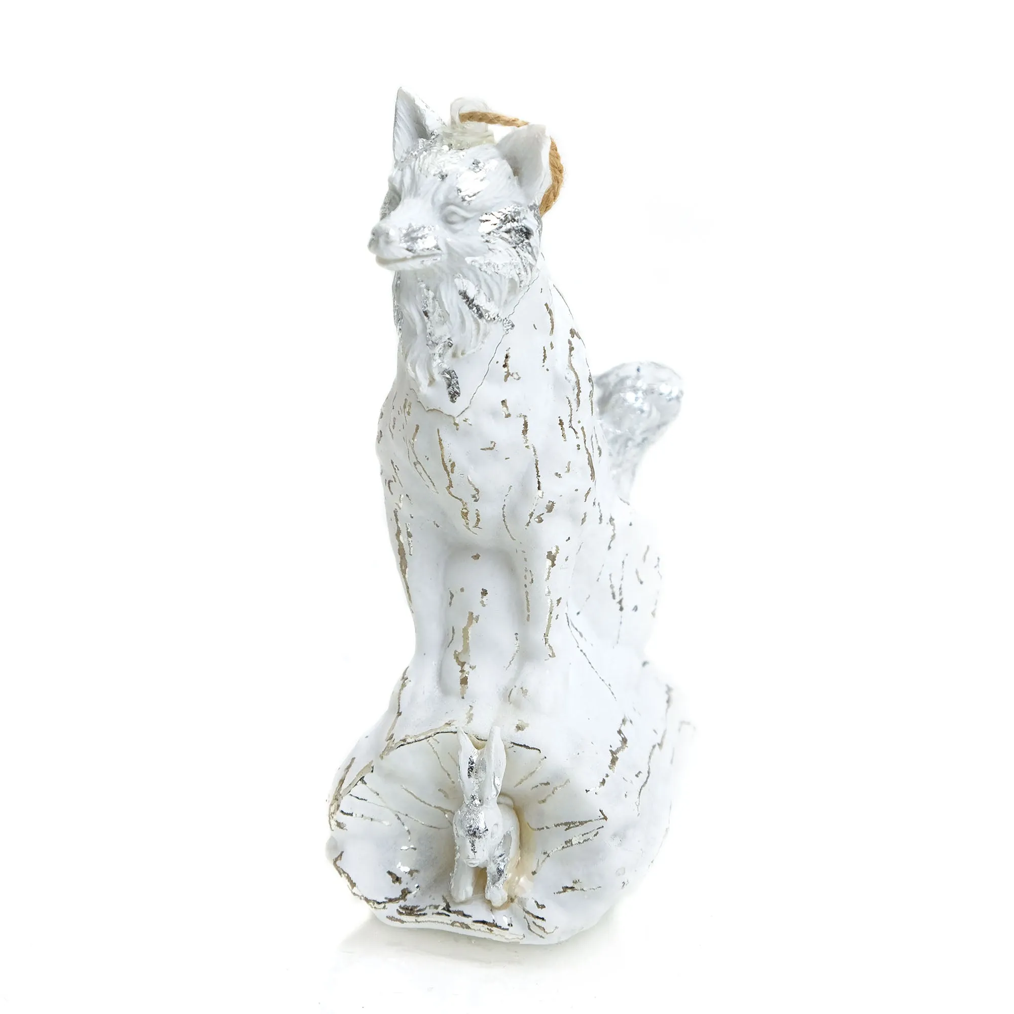 Woodland Fox and Rabbit Ornament - Image 2