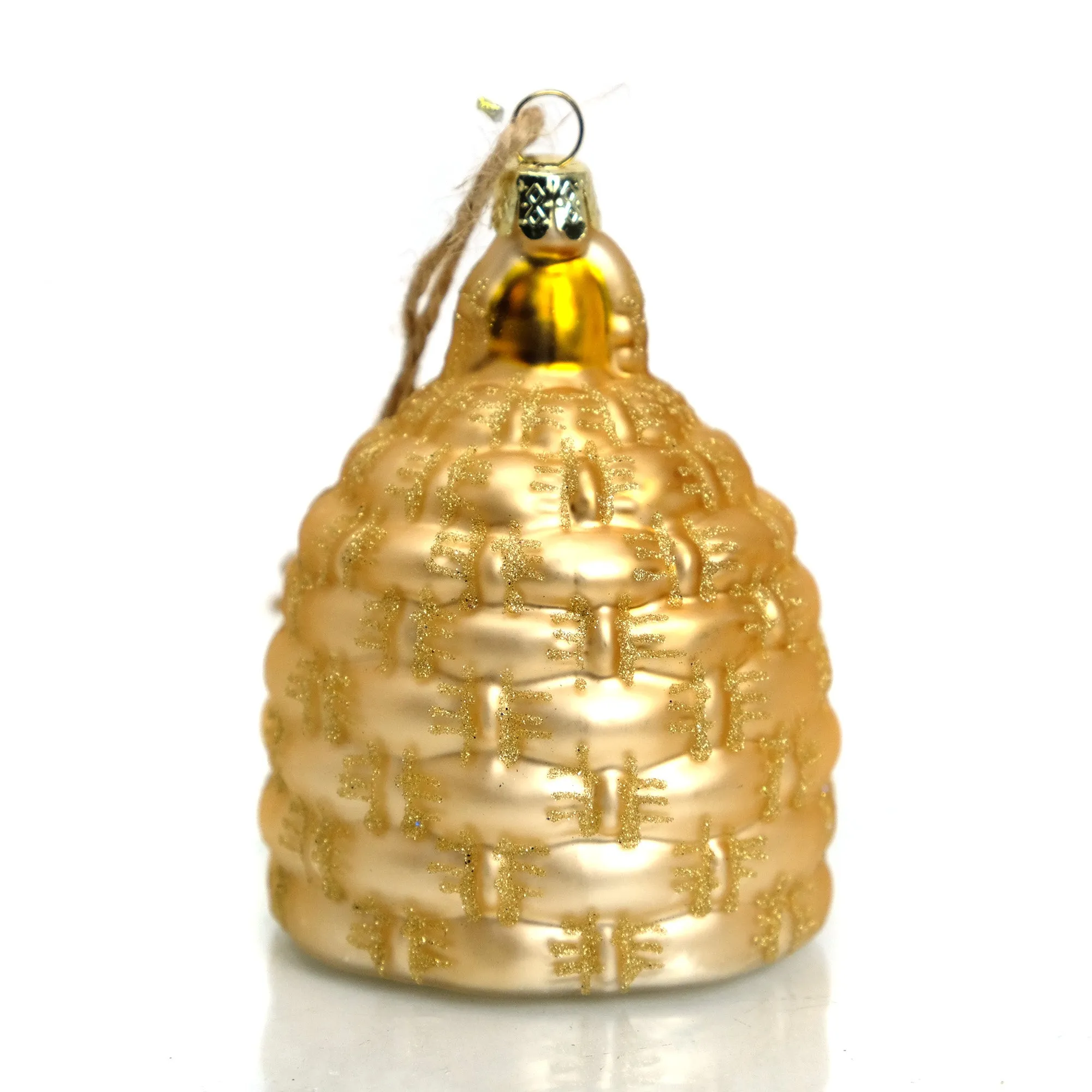 Woven Bee Skep Basket Ornament 50% OFF SALE - Image 2