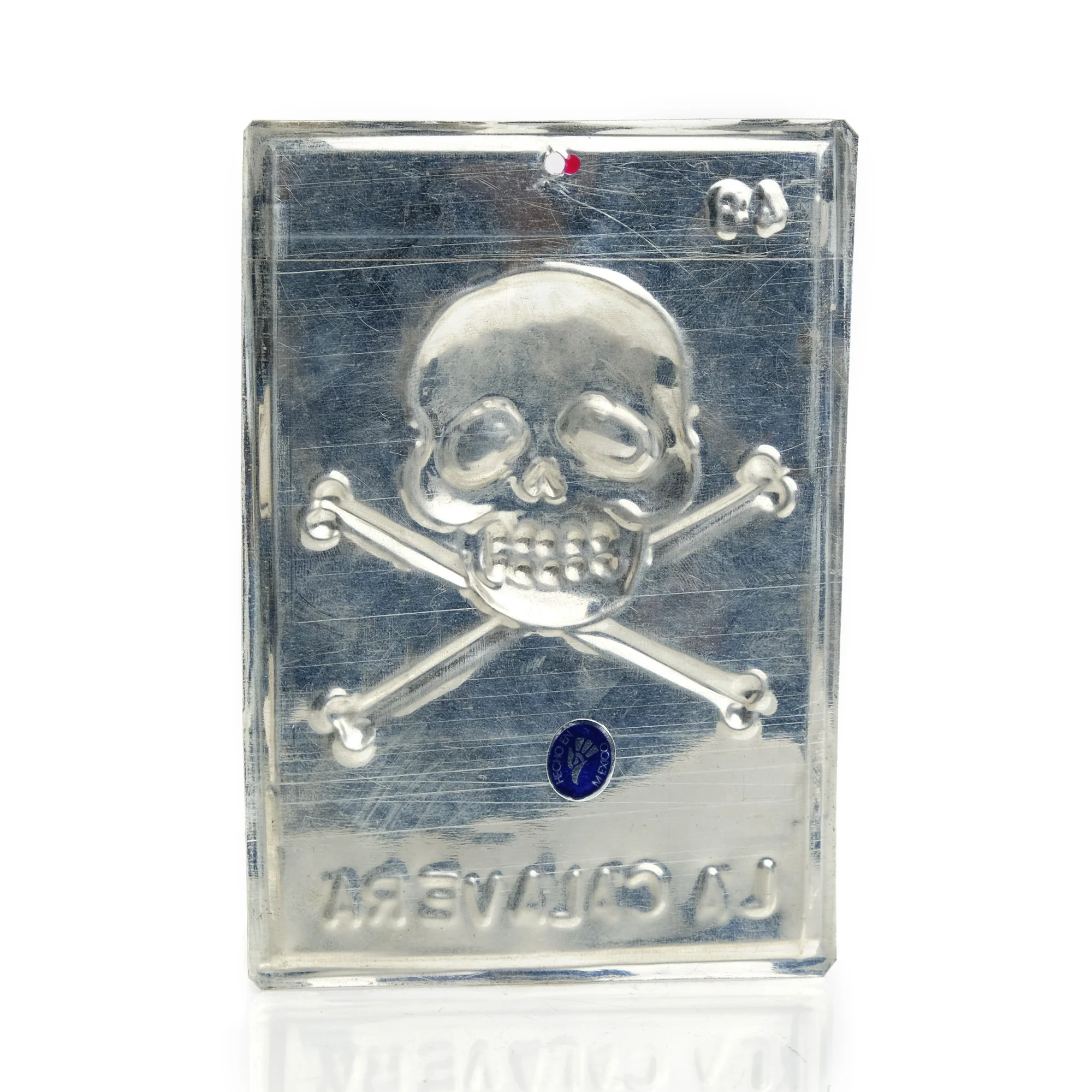 XL Tin Loteria Ornament, La Calavera - Image 2