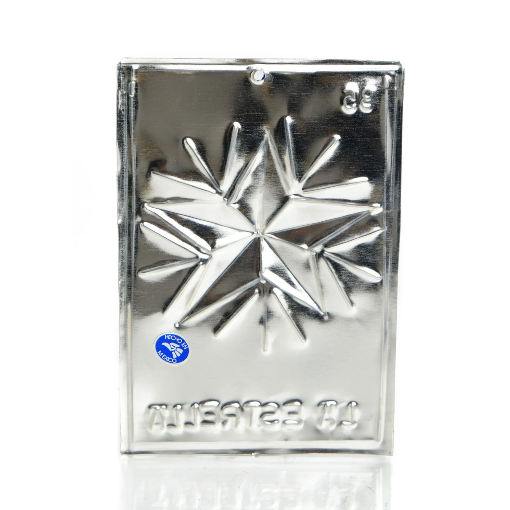 XL Tin Loteria Ornament, La Estrella - Image 2