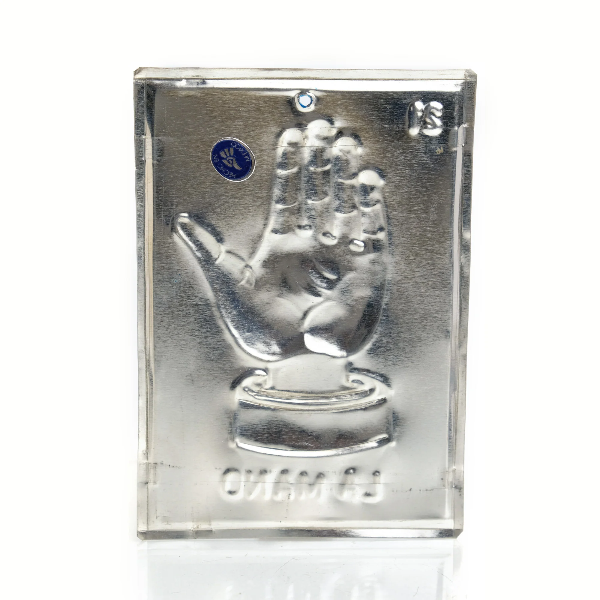 XL Tin Loteria Ornament, La Mano - Image 2