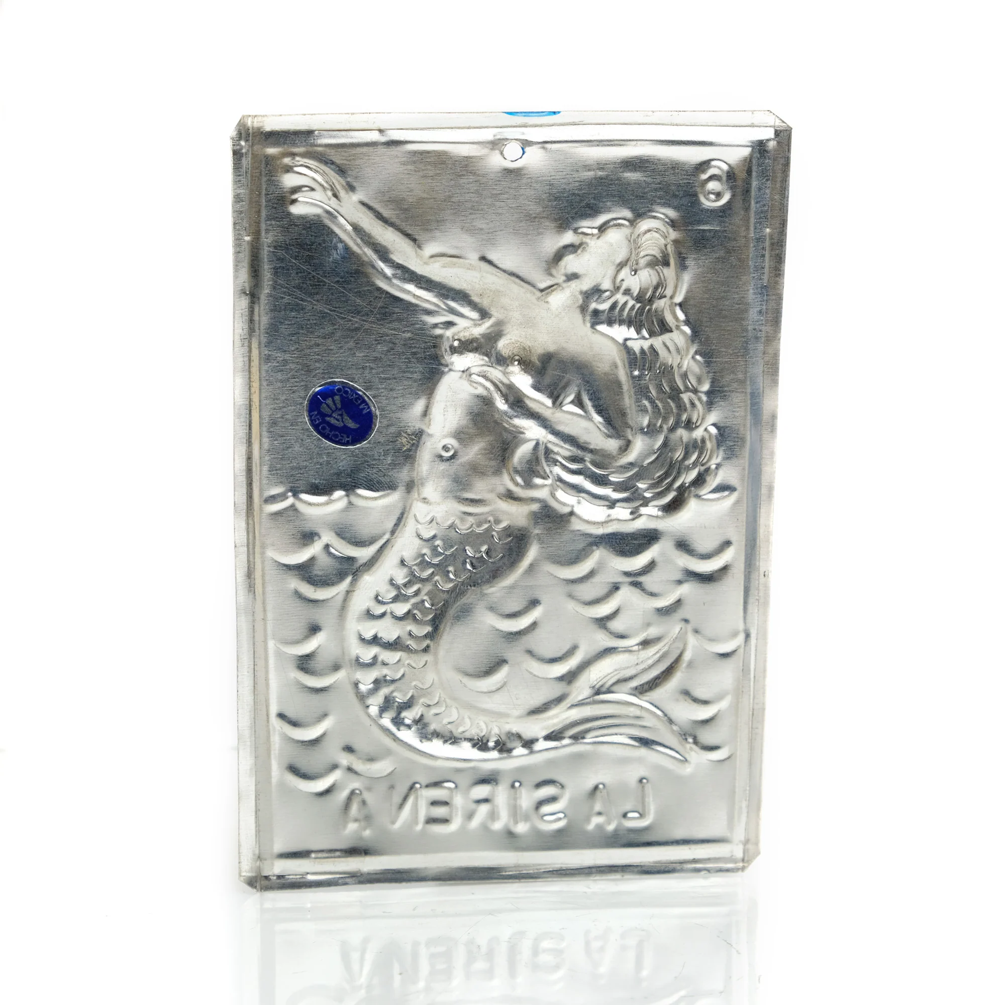 XL Tin Loteria Ornament, La Sirena - Image 2