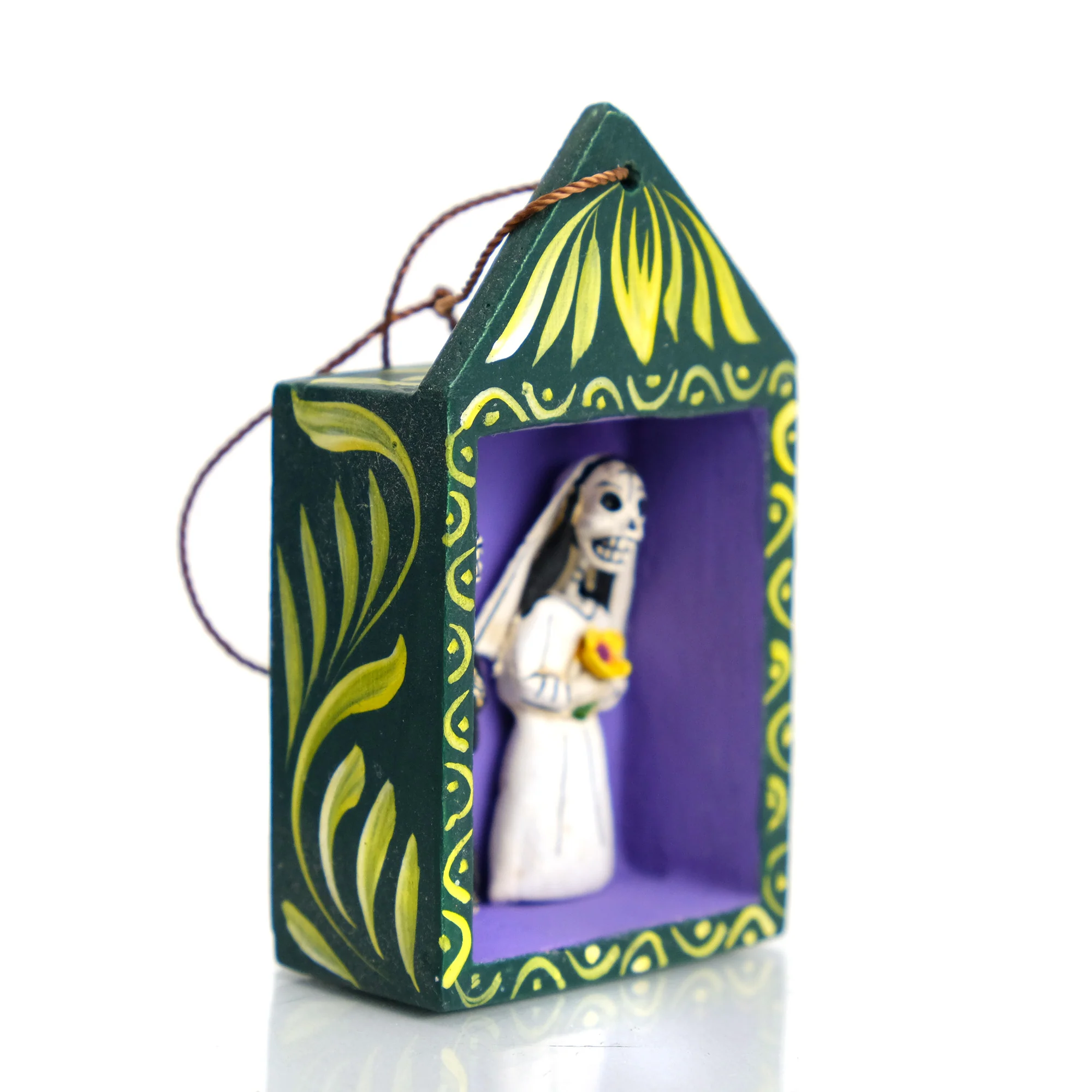 XS Wood Skeleton Wedding Retablo #2 - Image 2