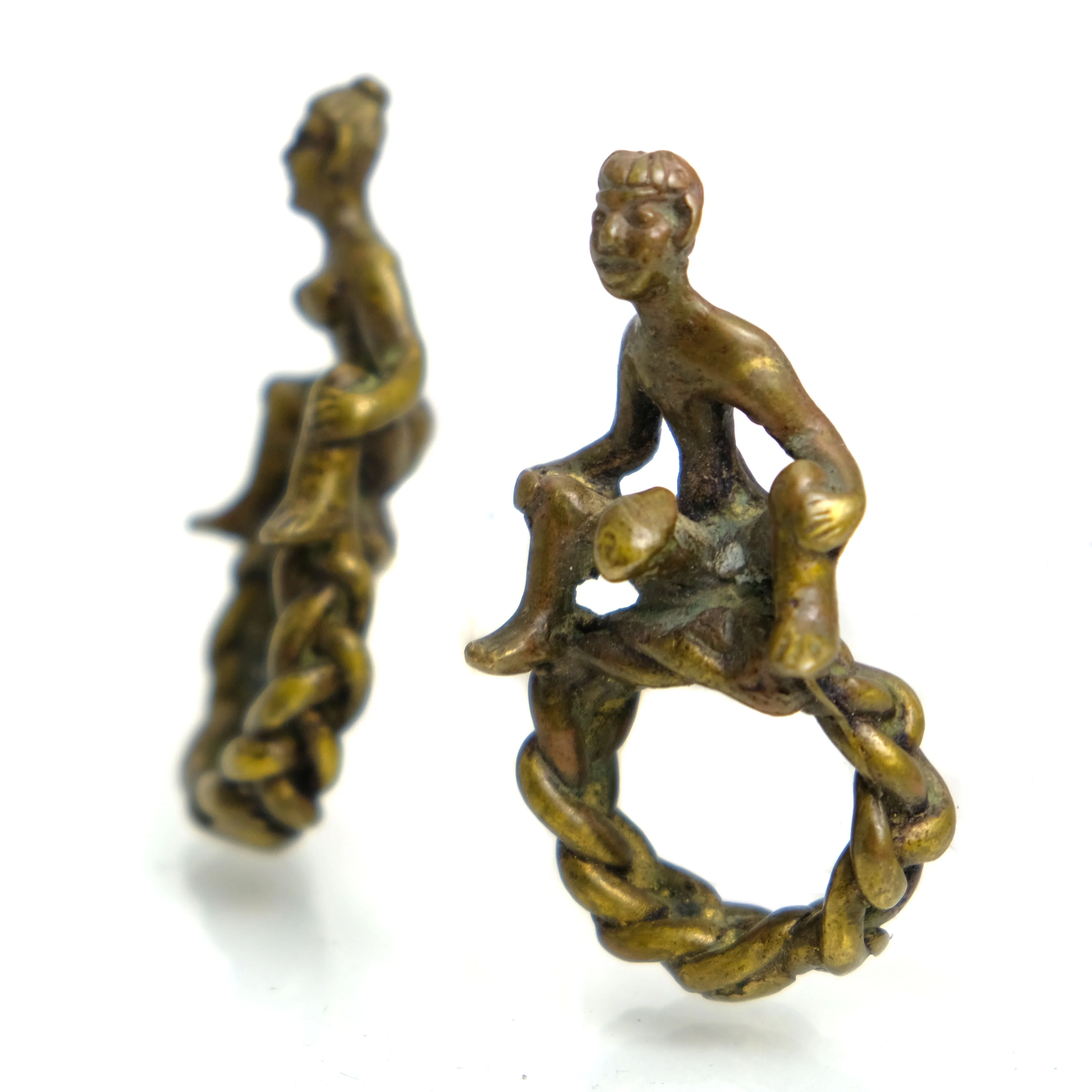 Yab Yum Female and Male Fertility Charm / Ring Amulet - Image 4