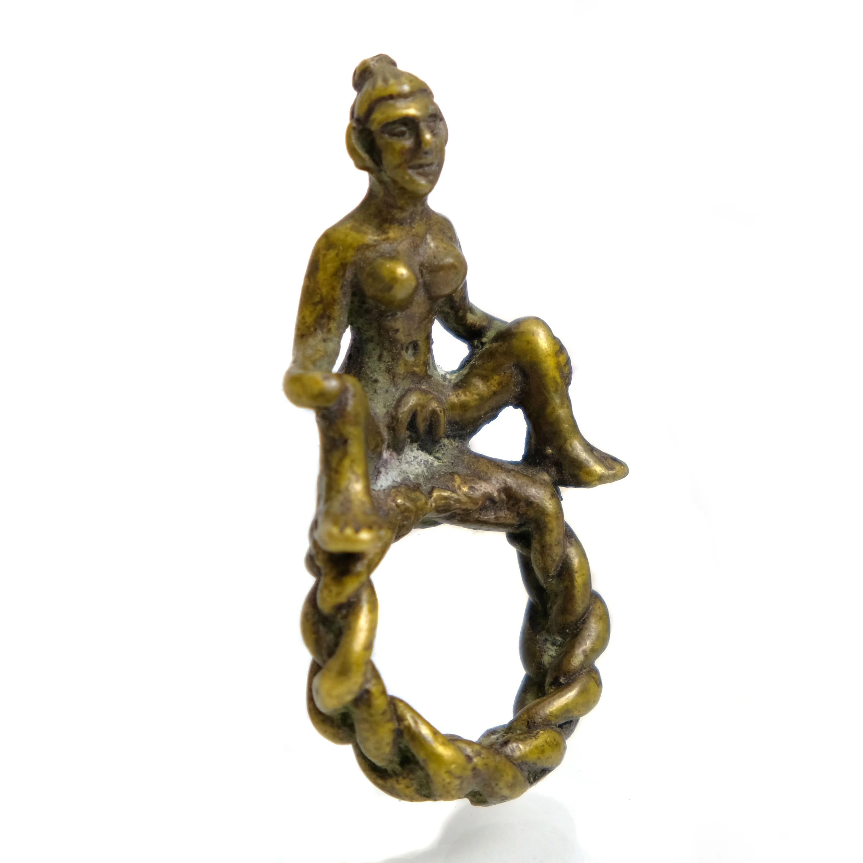 Yab Yum Female and Male Fertility Charm / Ring Amulet - Image 5