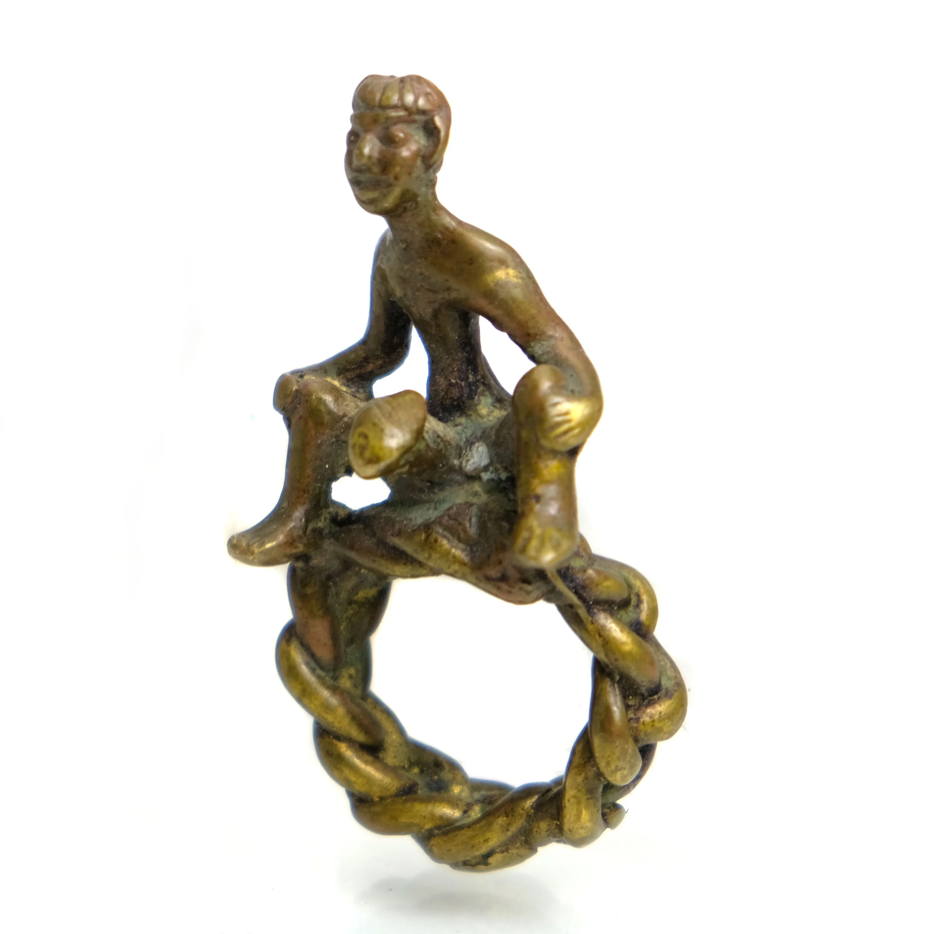 Yab Yum Female and Male Fertility Charm / Ring Amulet - Image 6