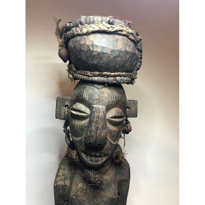 Yaka Large Khosi Figure, Democratic Republic of Congo #576 - Image 5