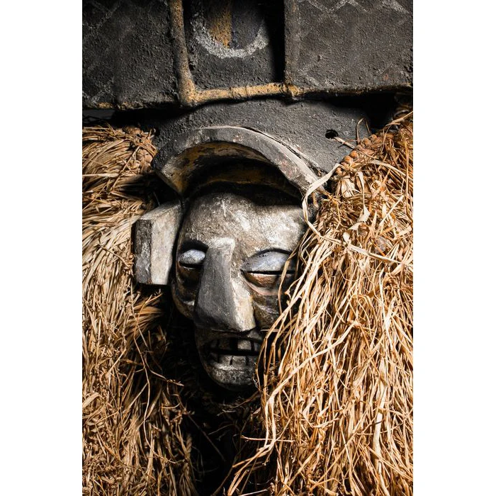 Yaka Kholuka Initiation Mask, Democratic Republic of Congo - Image 6