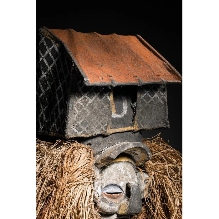 Yaka Kholuka Initiation Mask, Democratic Republic of Congo - Image 7