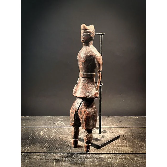 Yaka / Suku Colonial Officer Figure, Congo #193 - Image 3