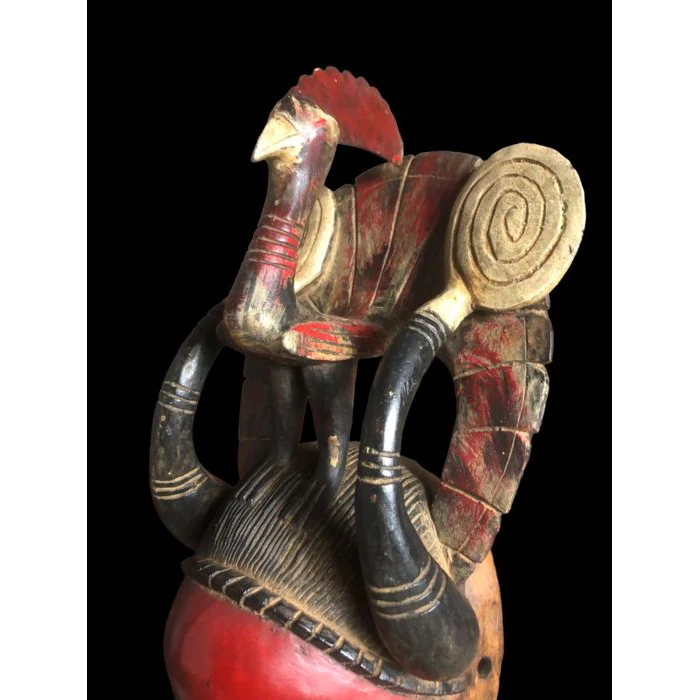 Yaure Mask with Rooster, Côte d'Ivoire #912 - Image 14