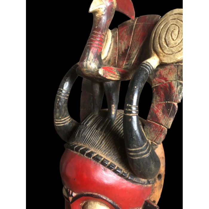 Yaure Mask with Rooster, Côte d'Ivoire #912 - Image 15