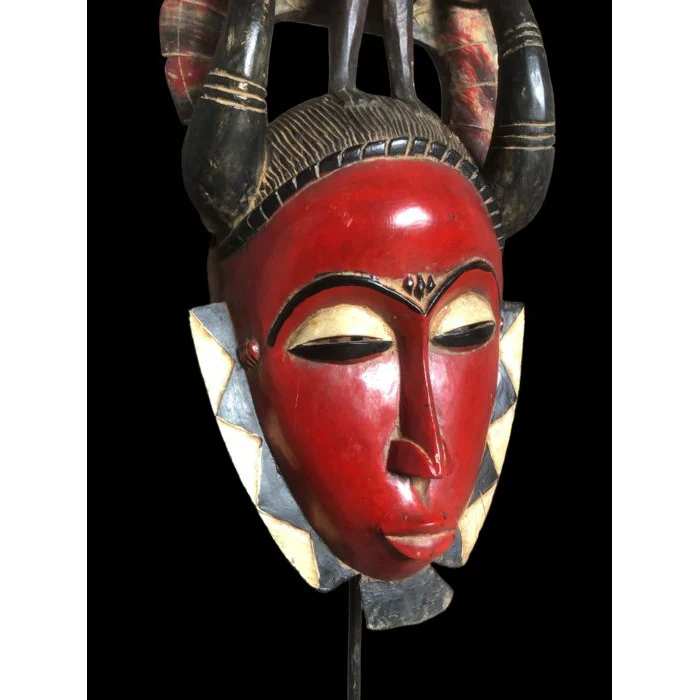 Yaure Mask with Rooster, Côte d'Ivoire #912 - Image 6
