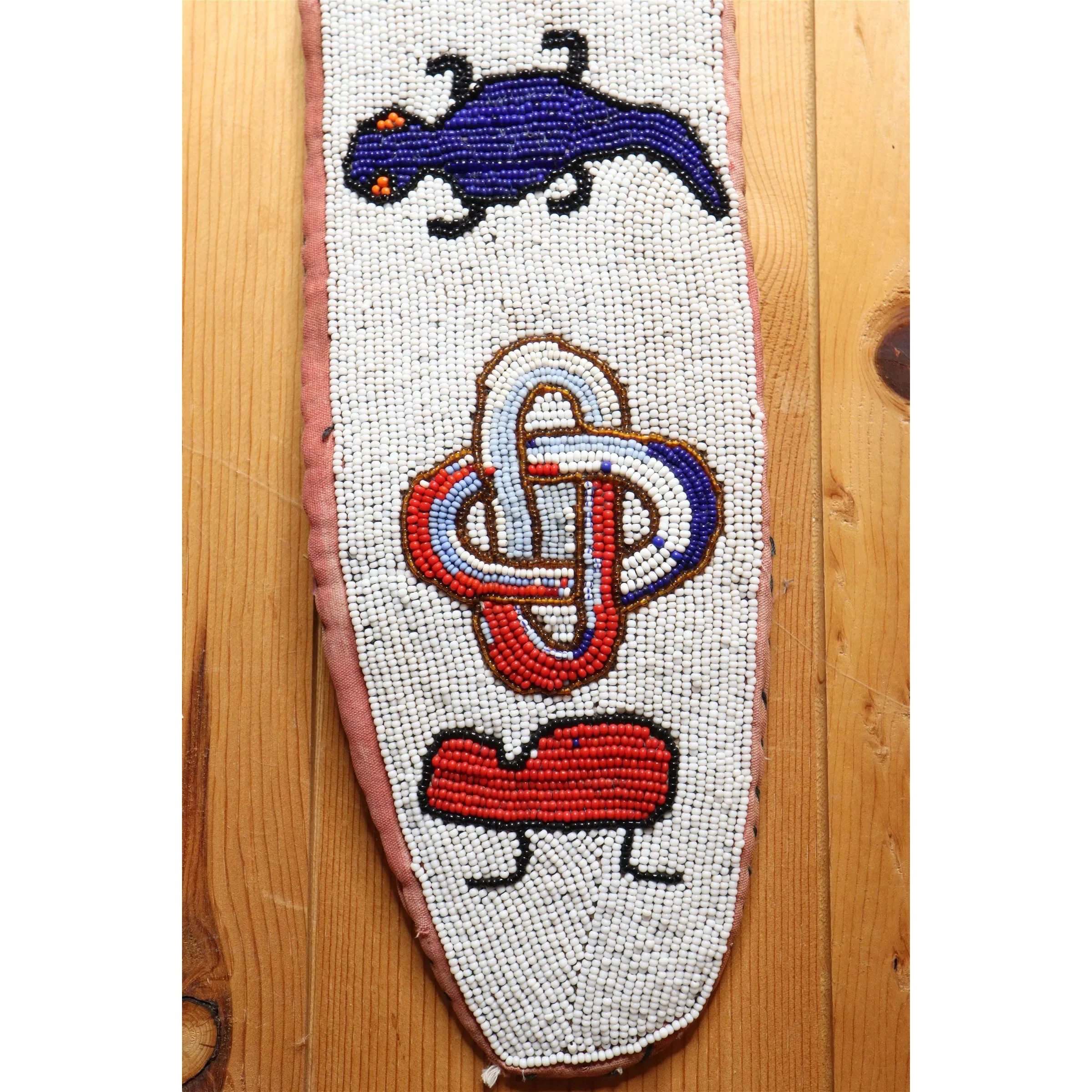 Yoruba Beaded Wall Hanging #1080 - Image 13