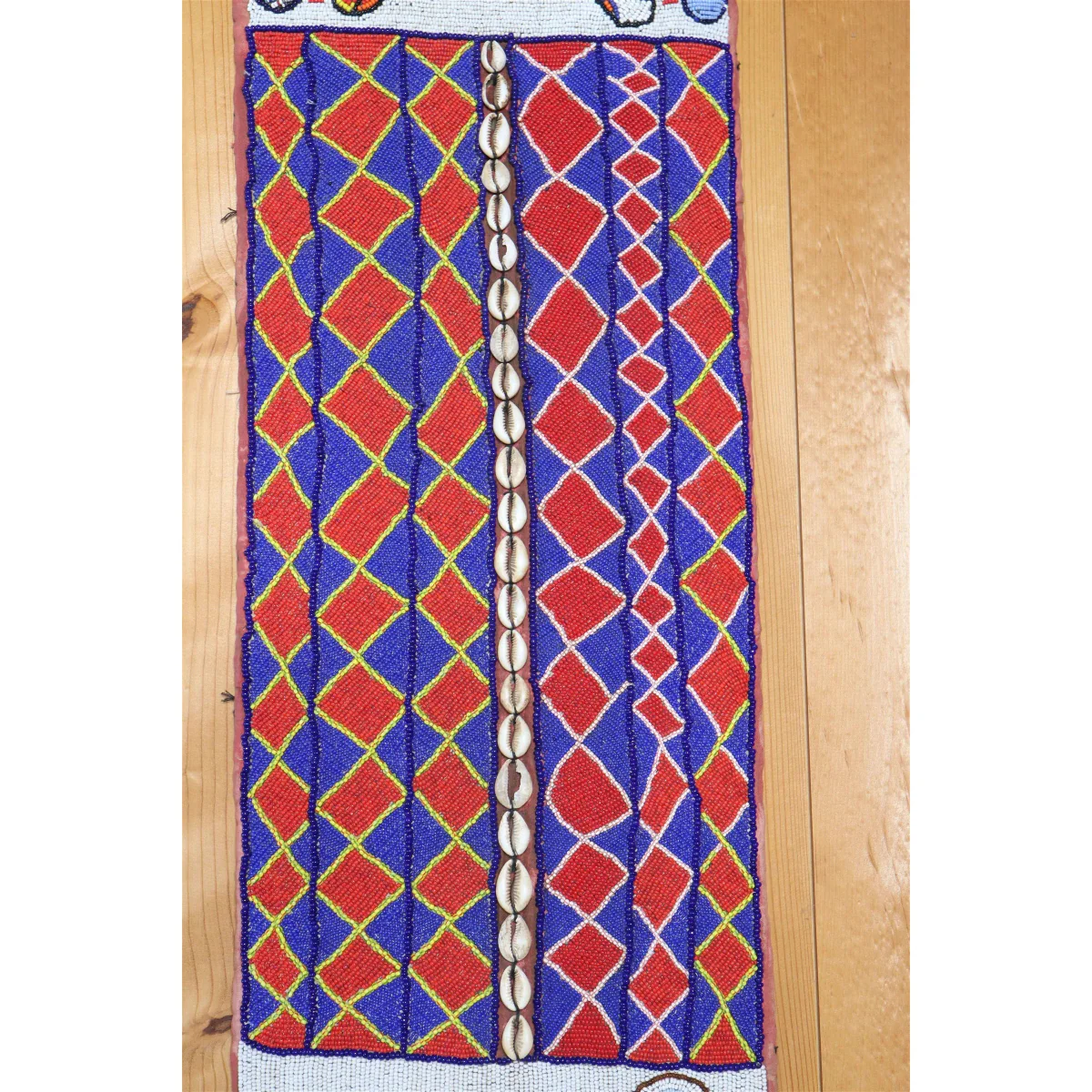 Yoruba Beaded Wall Hanging #1080 - Image 3