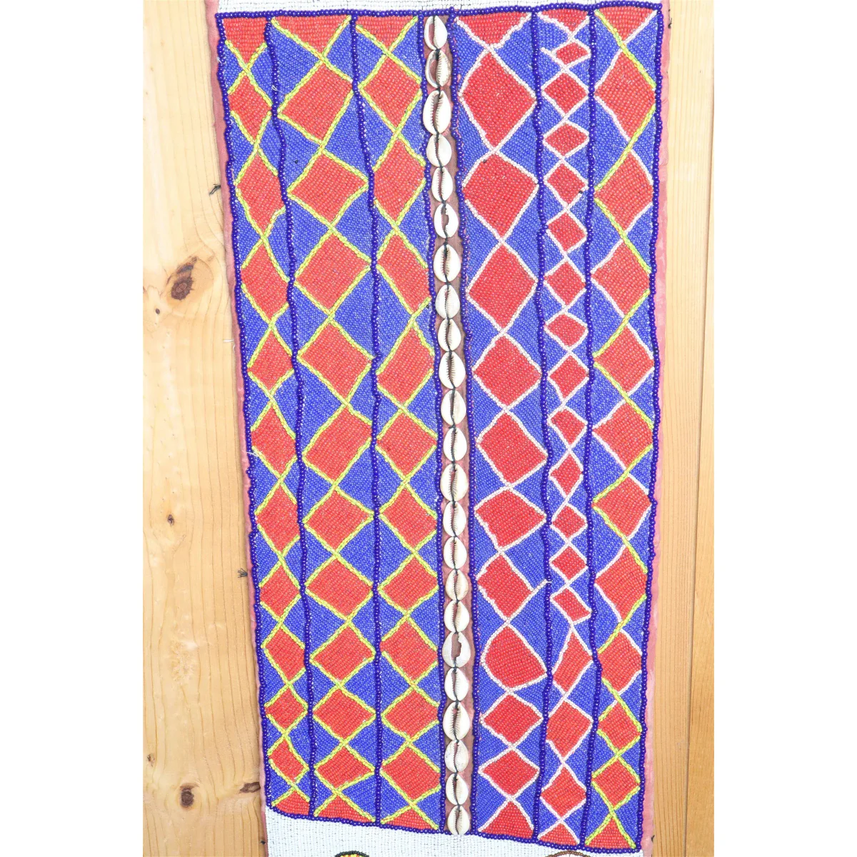 Yoruba Beaded Wall Hanging #1080 - Image 4
