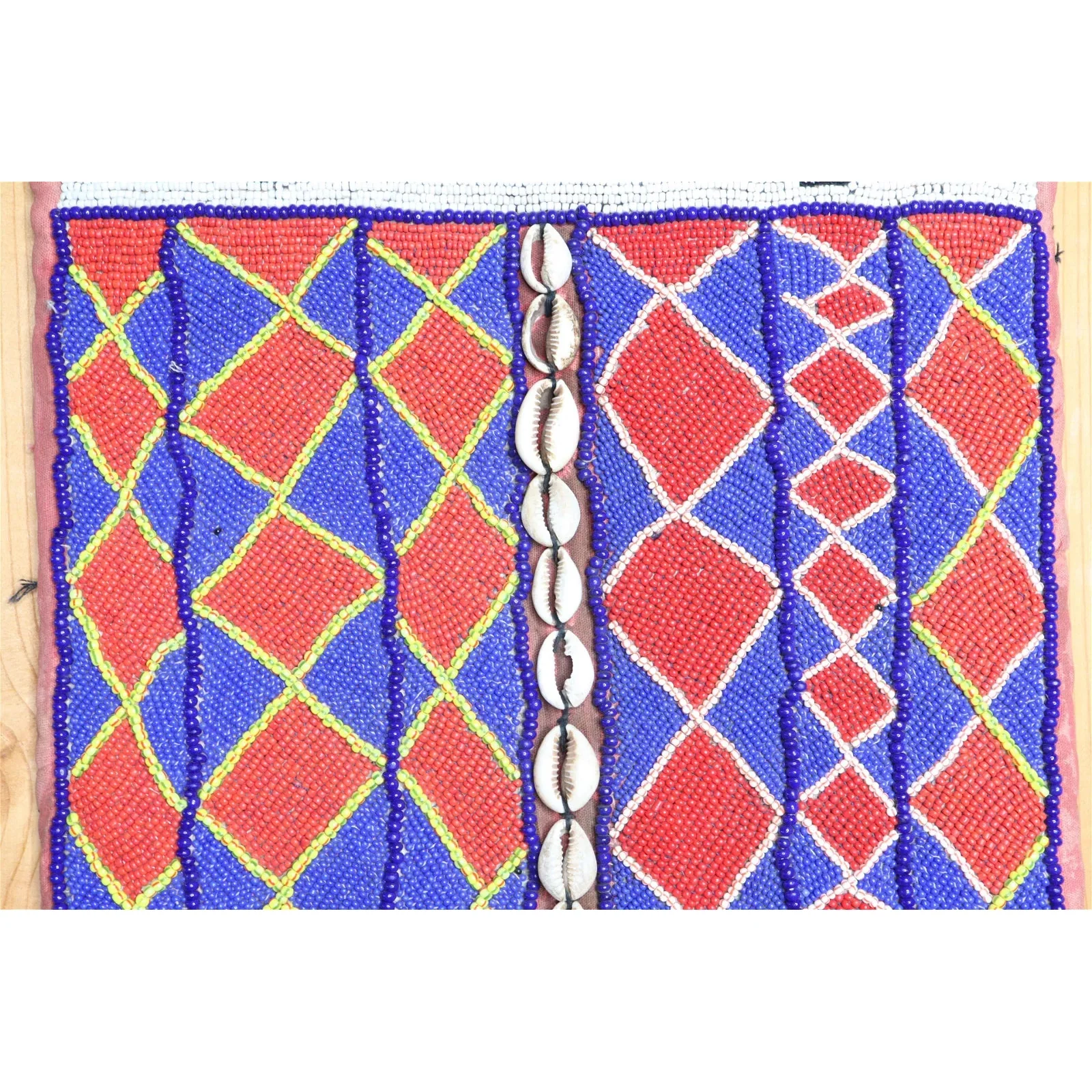 Yoruba Beaded Wall Hanging #1080 - Image 6