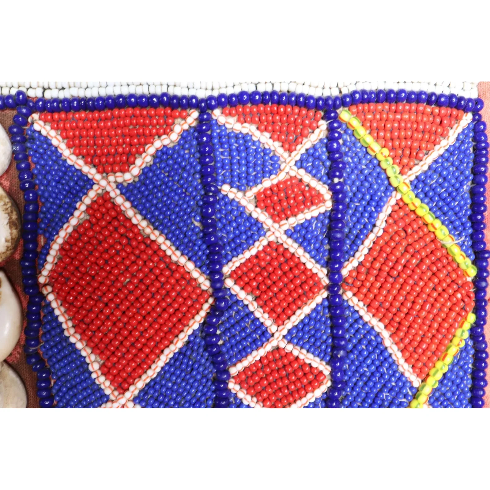 Yoruba Beaded Wall Hanging #1080 - Image 7