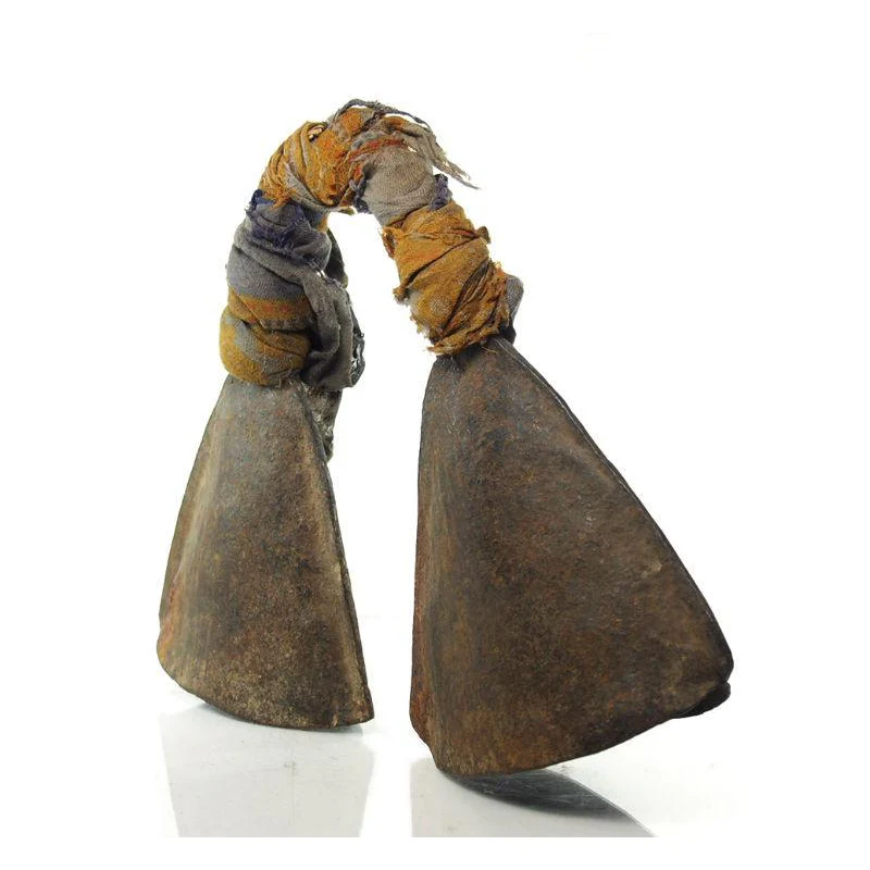 Yoruba Ceremonial Gongs Ca. 1900 (1) - Image 2