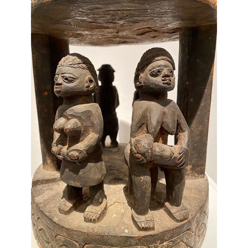 Yoruba Ceremonial Stool, Nigeria - Image 7