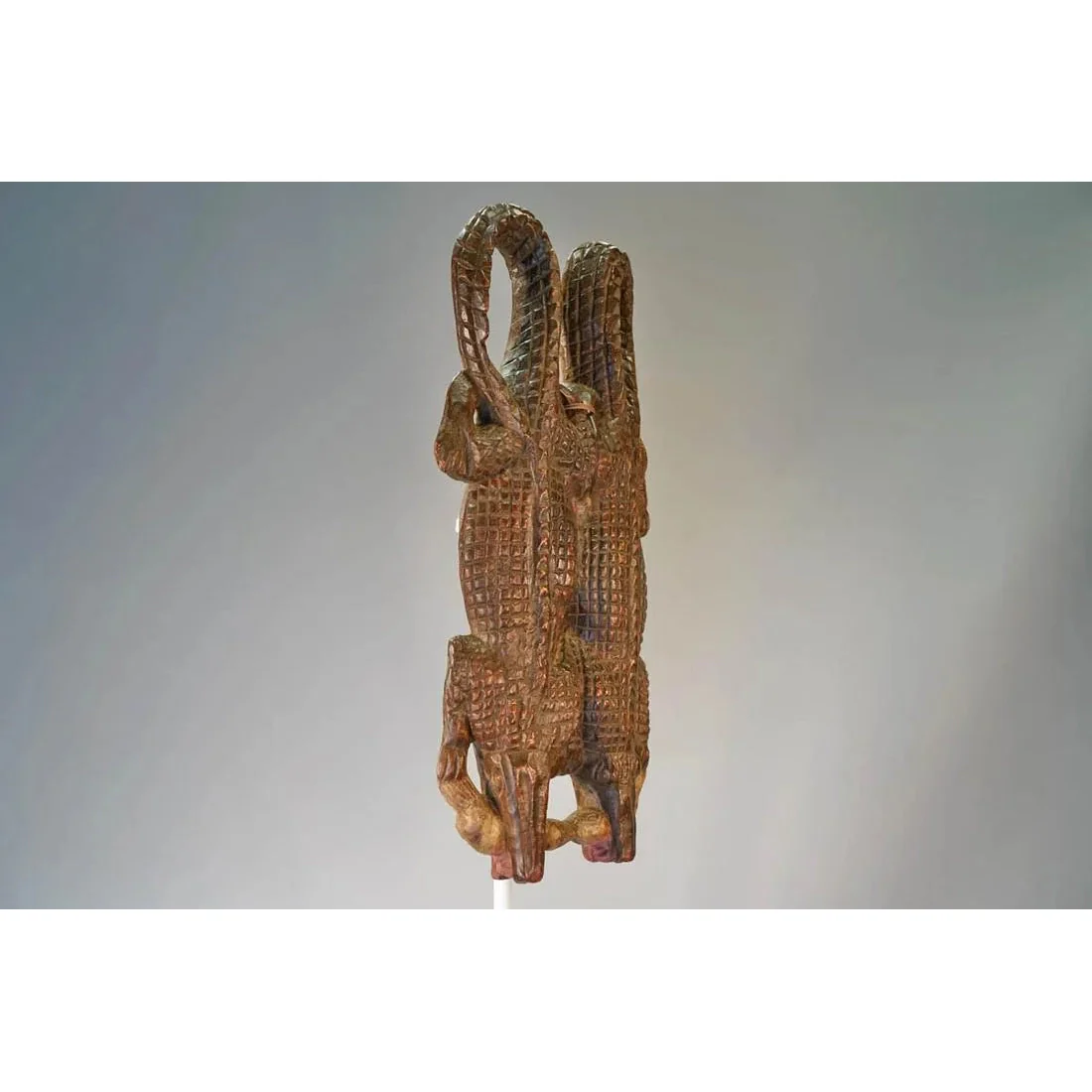Yoruba Crocodile Mask, Nigeria #1066 - Image 2