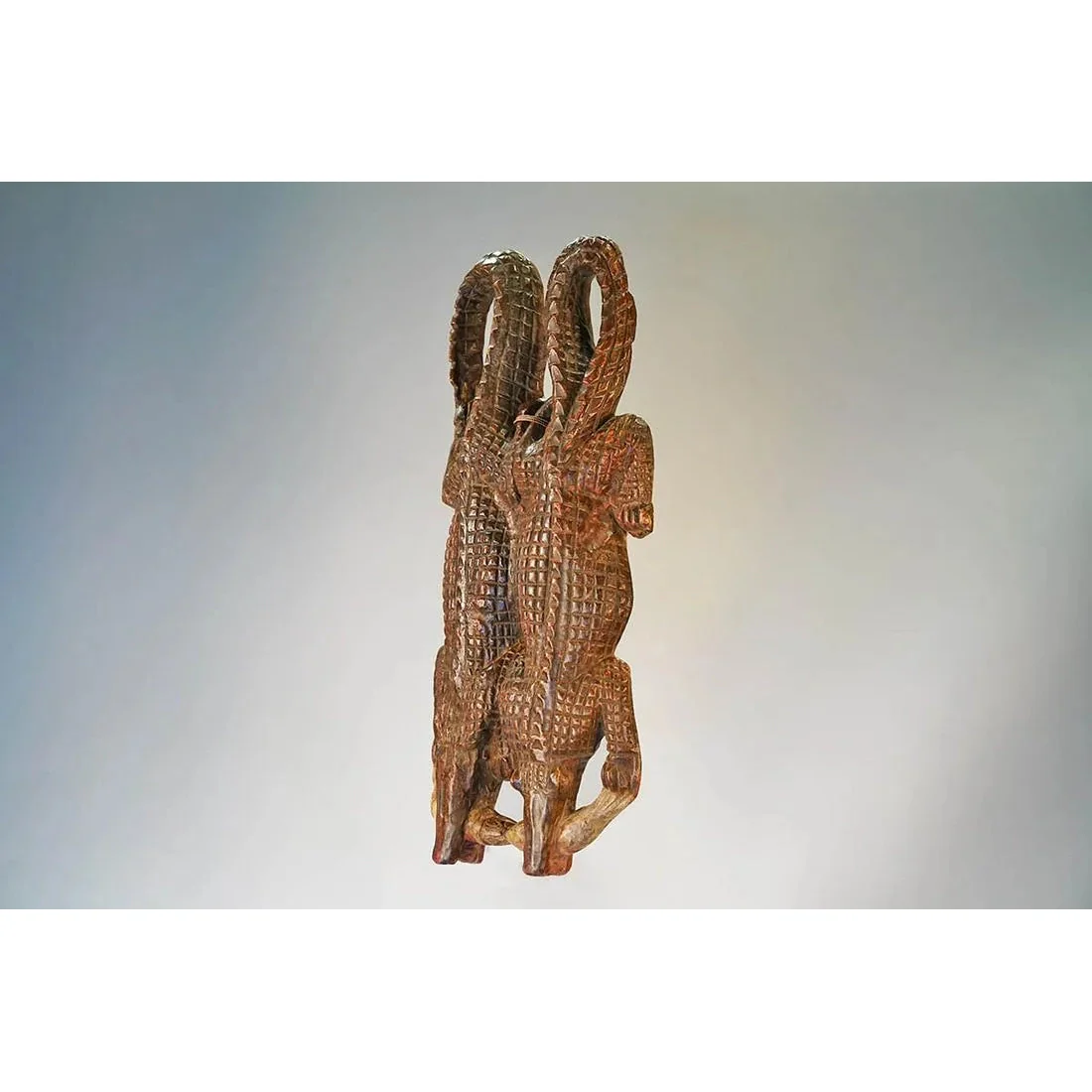 Yoruba Crocodile Mask, Nigeria #1066 - Image 3