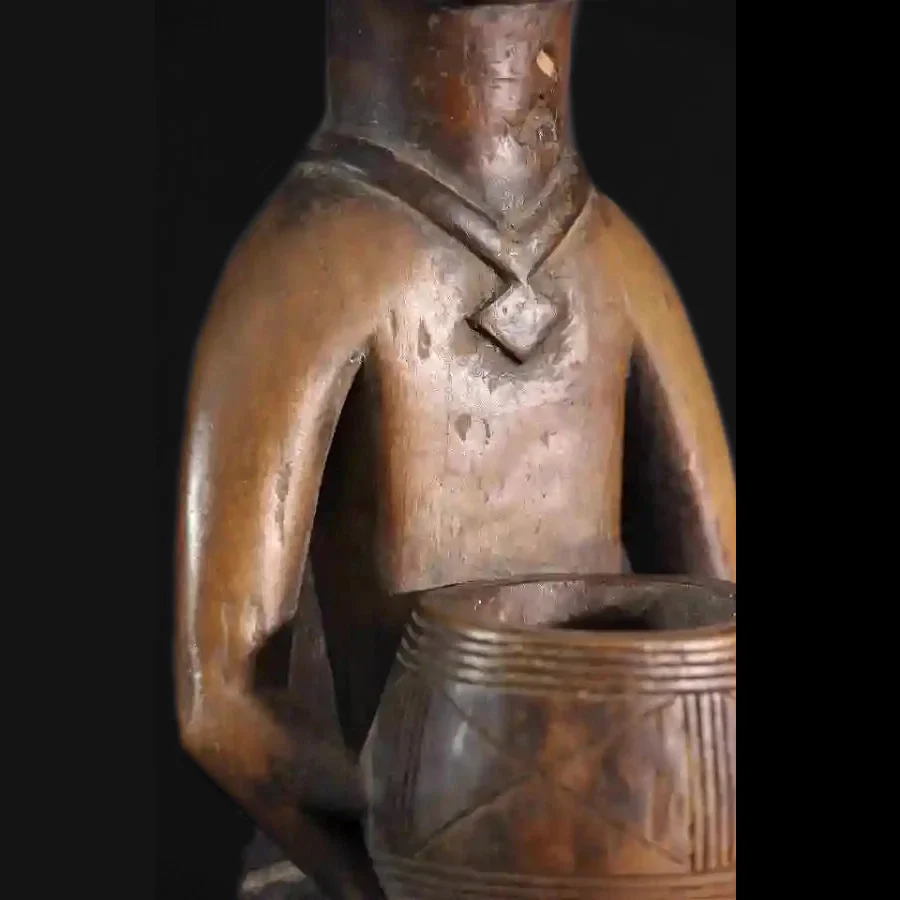Yoruba Ifa Divination Offering Figure, Nigeria #15 - Image 8