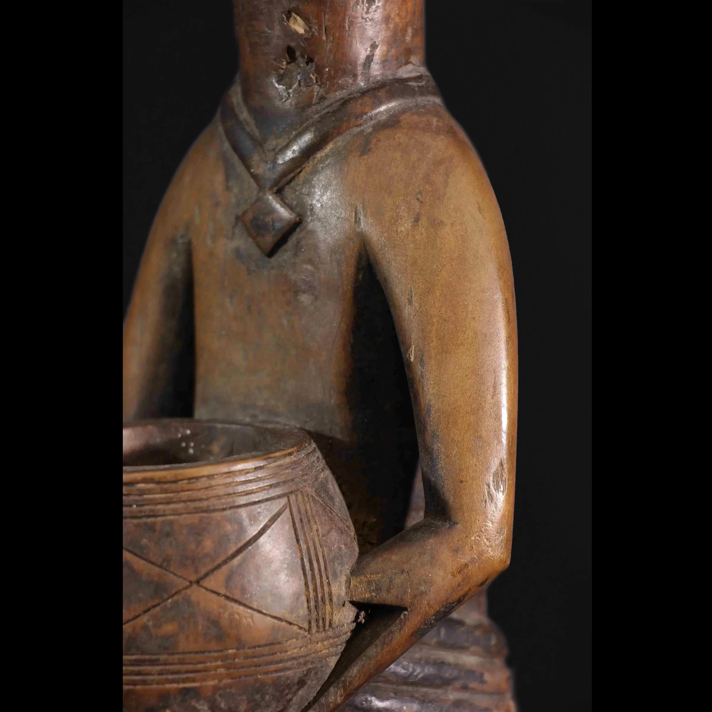 Yoruba Ifa Divination Offering Figure, Nigeria #15 - Image 9