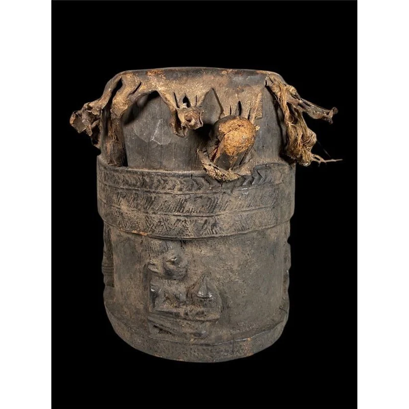 Yoruba Ceremonial Drum, Nigeria PROVENANCE - Image 2