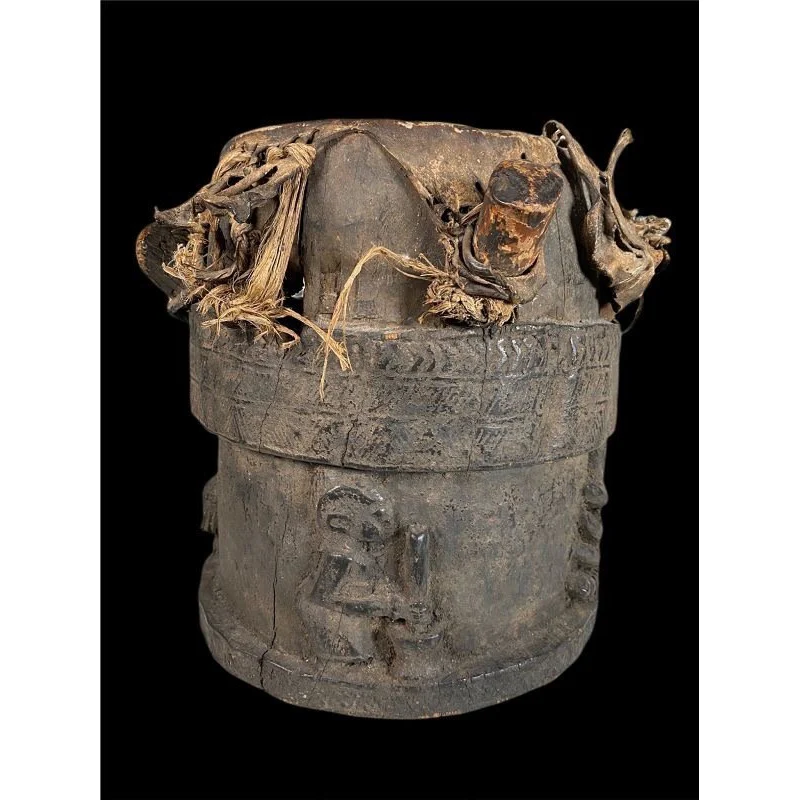 Yoruba Ceremonial Drum, Nigeria PROVENANCE - Image 3