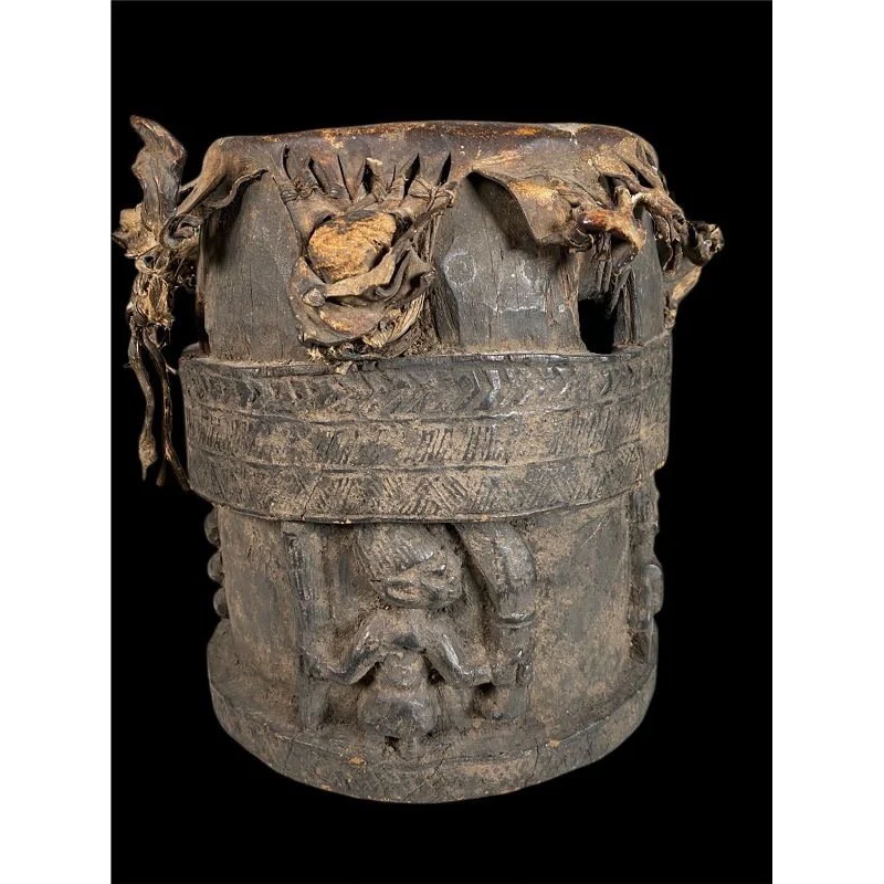 Yoruba Ceremonial Drum, Nigeria PROVENANCE - Image 5