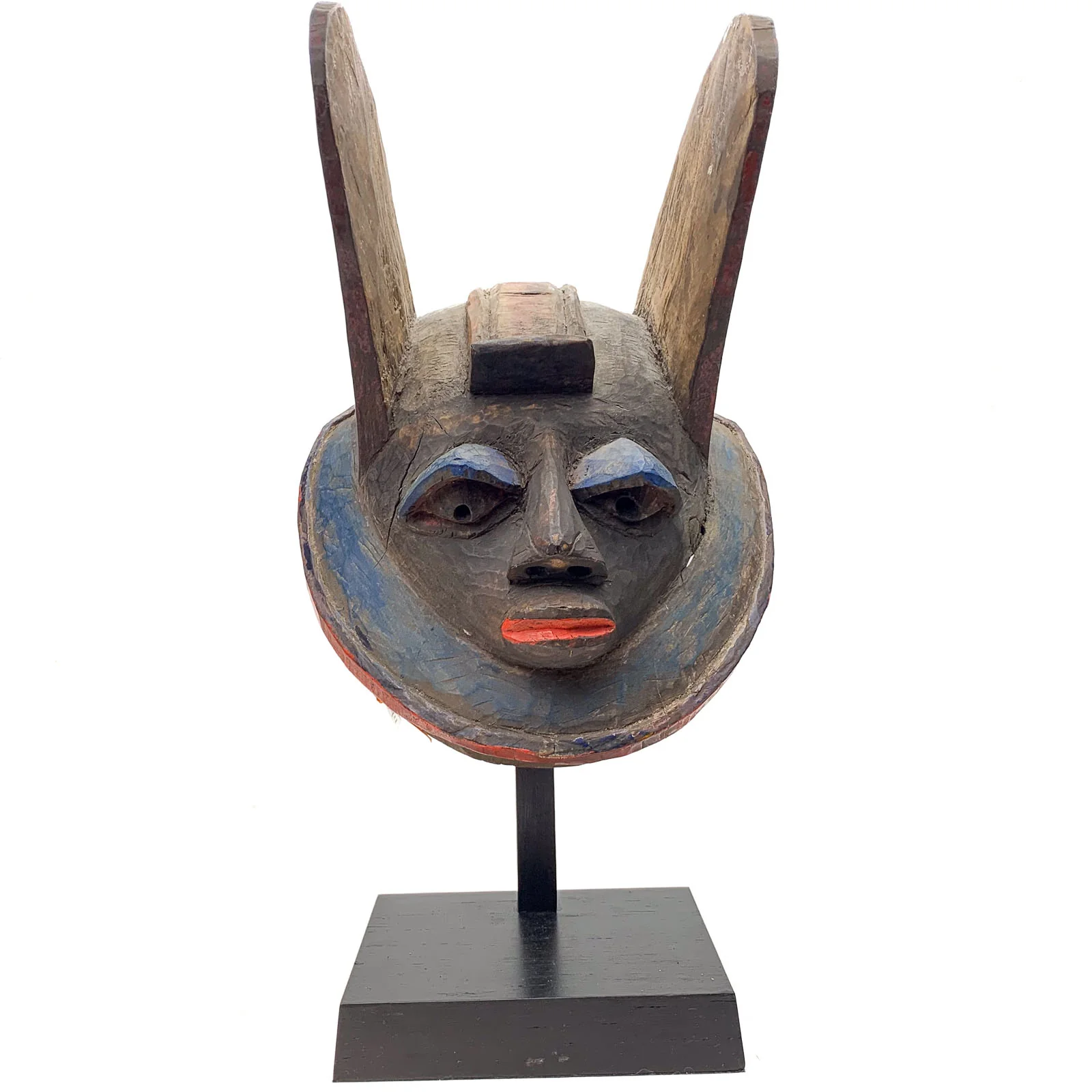 Yoruba Egungun Headdress with Kaolin Pigment, Nigeria #1144 PROVENANCE - Image 2