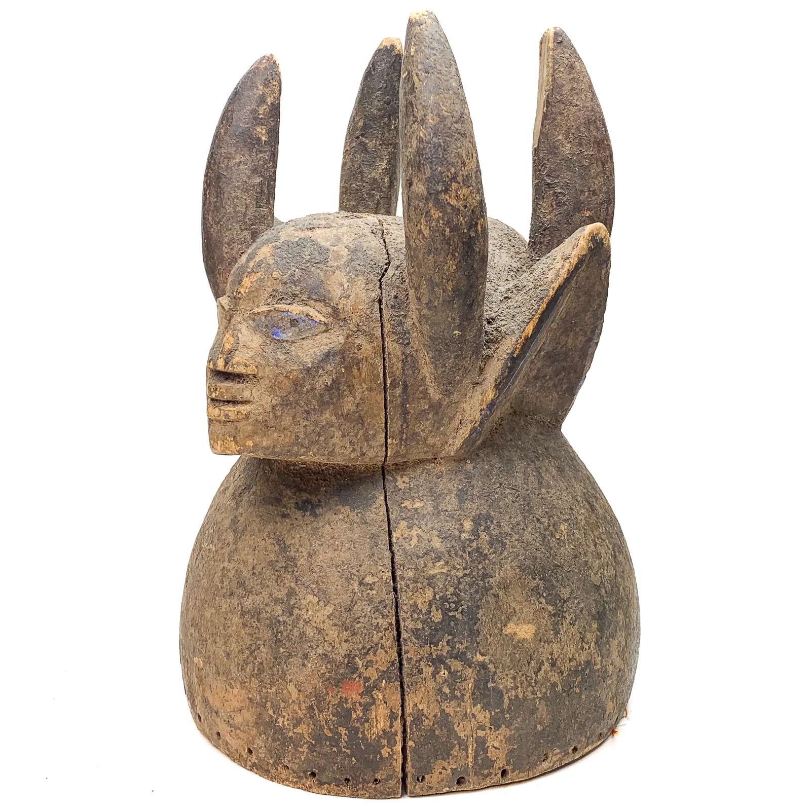 Yoruba Egungun Janus Headress, Nigeria #1145 PROVENANCE - Image 10