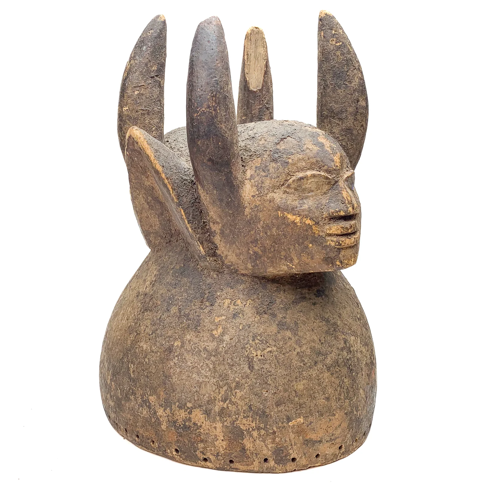 Yoruba Egungun Janus Headress, Nigeria #1145 PROVENANCE - Image 3