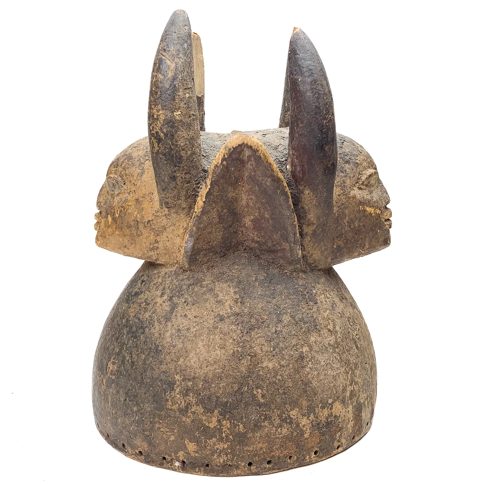 Yoruba Egungun Janus Headress, Nigeria #1145 PROVENANCE - Image 4