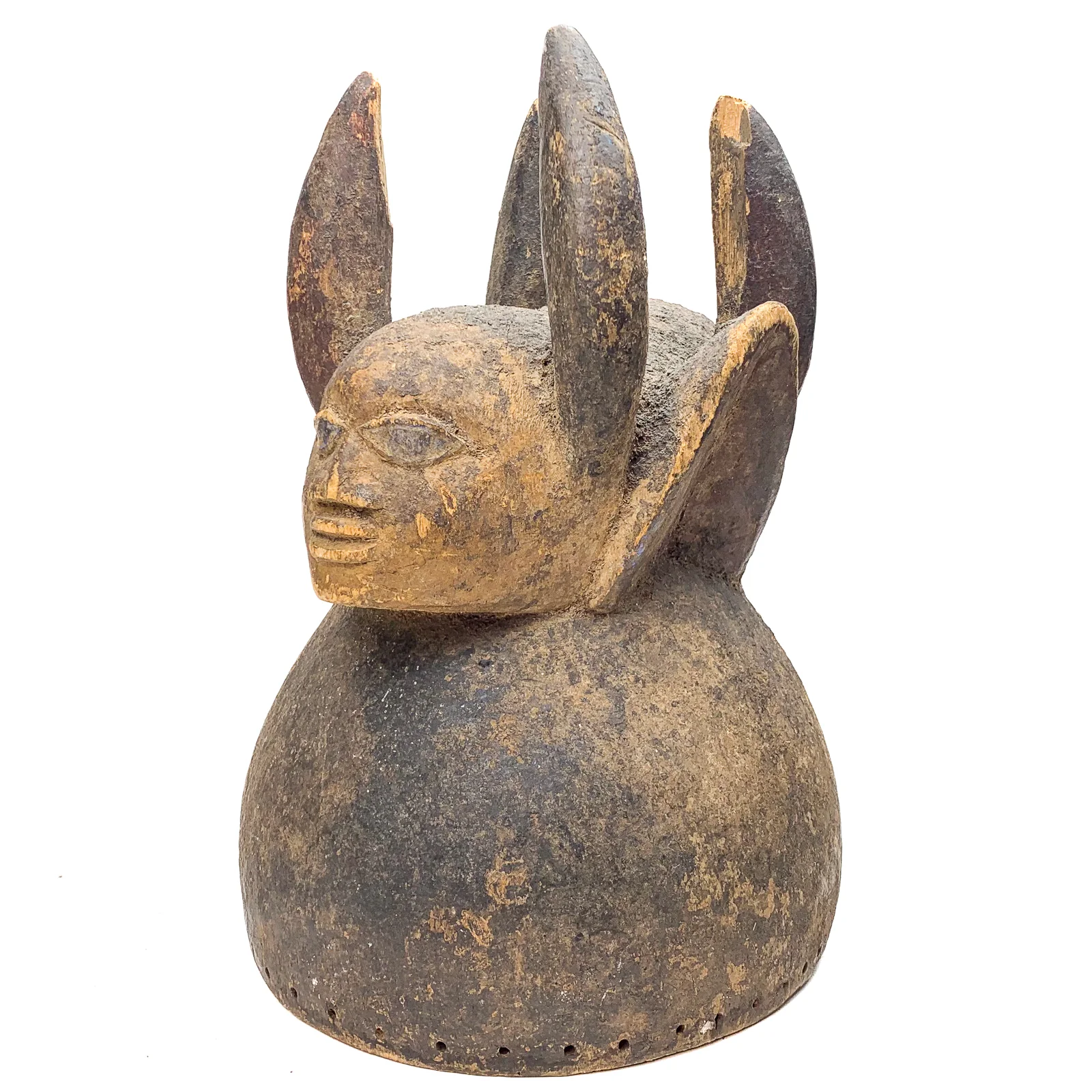 Yoruba Egungun Janus Headress, Nigeria #1145 PROVENANCE - Image 5