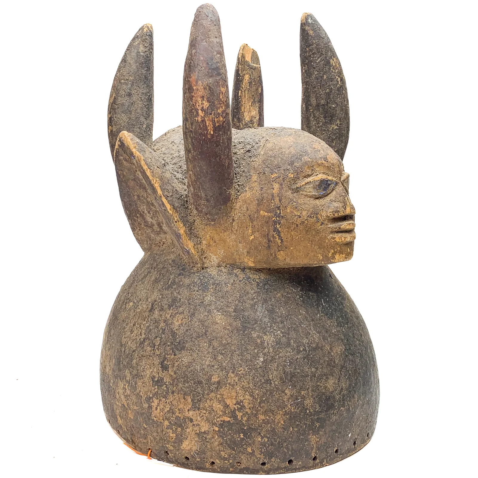 Yoruba Egungun Janus Headress, Nigeria #1145 PROVENANCE - Image 7