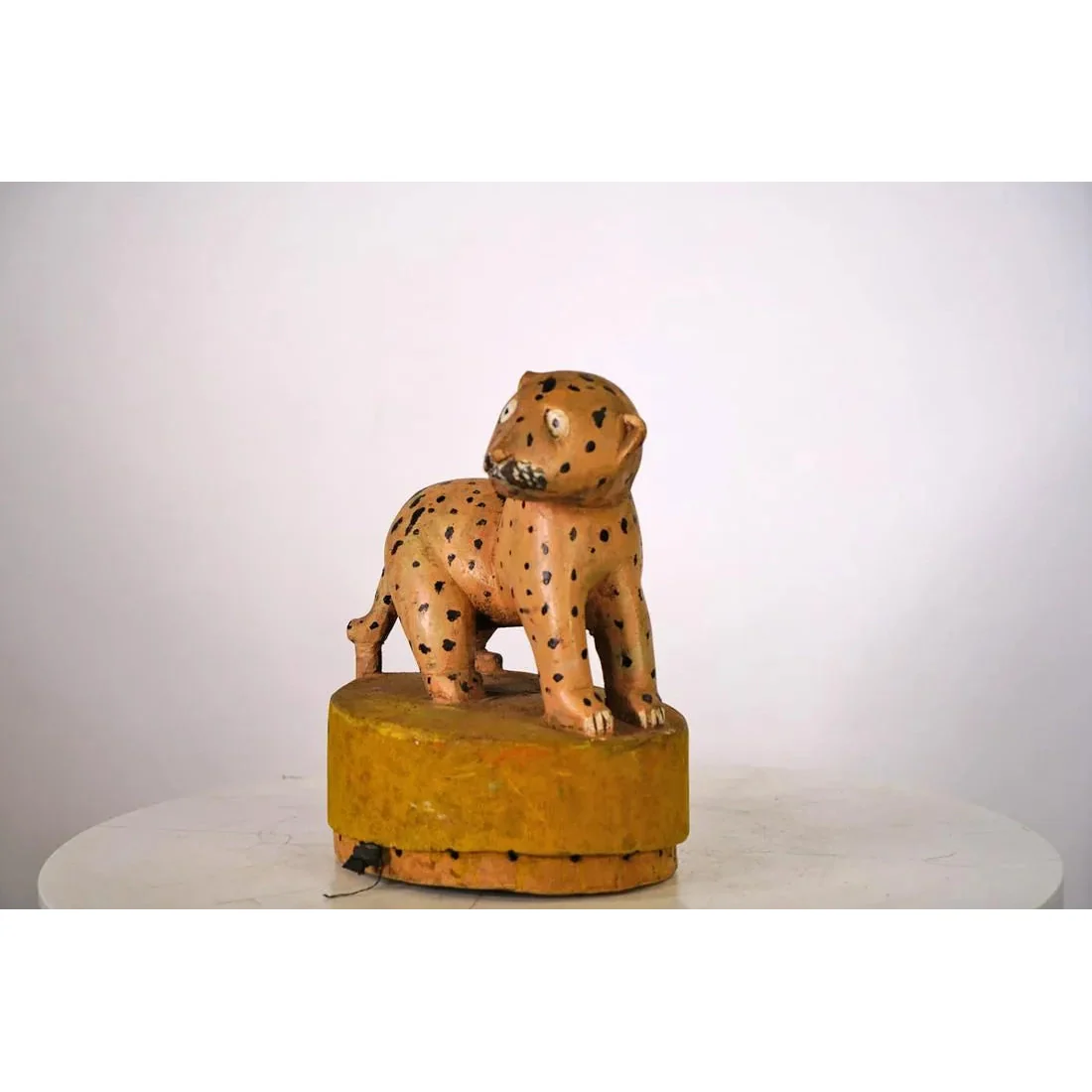 Yoruba Egungun Mask with Leopard Figure, Nigeria #1061 - Image 2