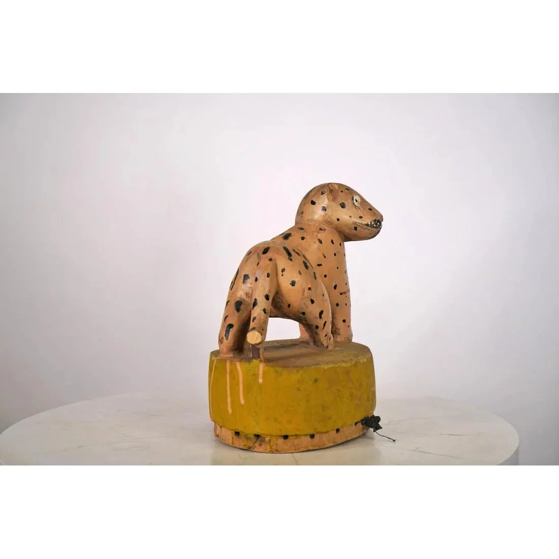 Yoruba Egungun Mask with Leopard Figure, Nigeria #1061 - Image 7