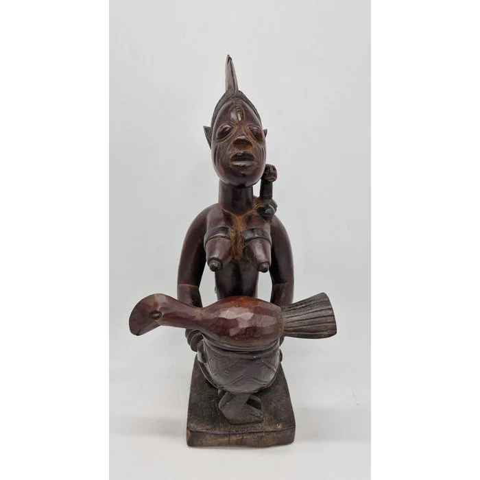 Yoruba Female Ifa figure, Nigeria #78 - Image 2