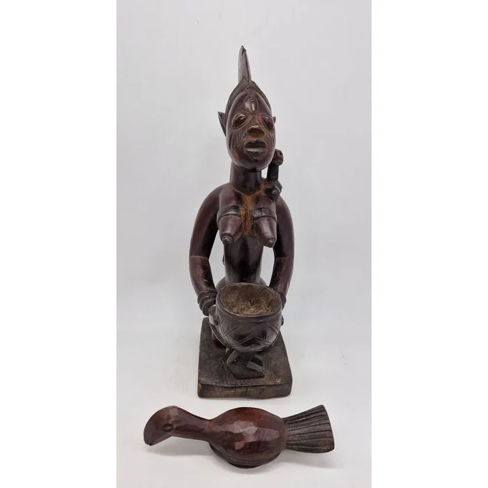 Yoruba Female Ifa figure, Nigeria #78 - Image 7