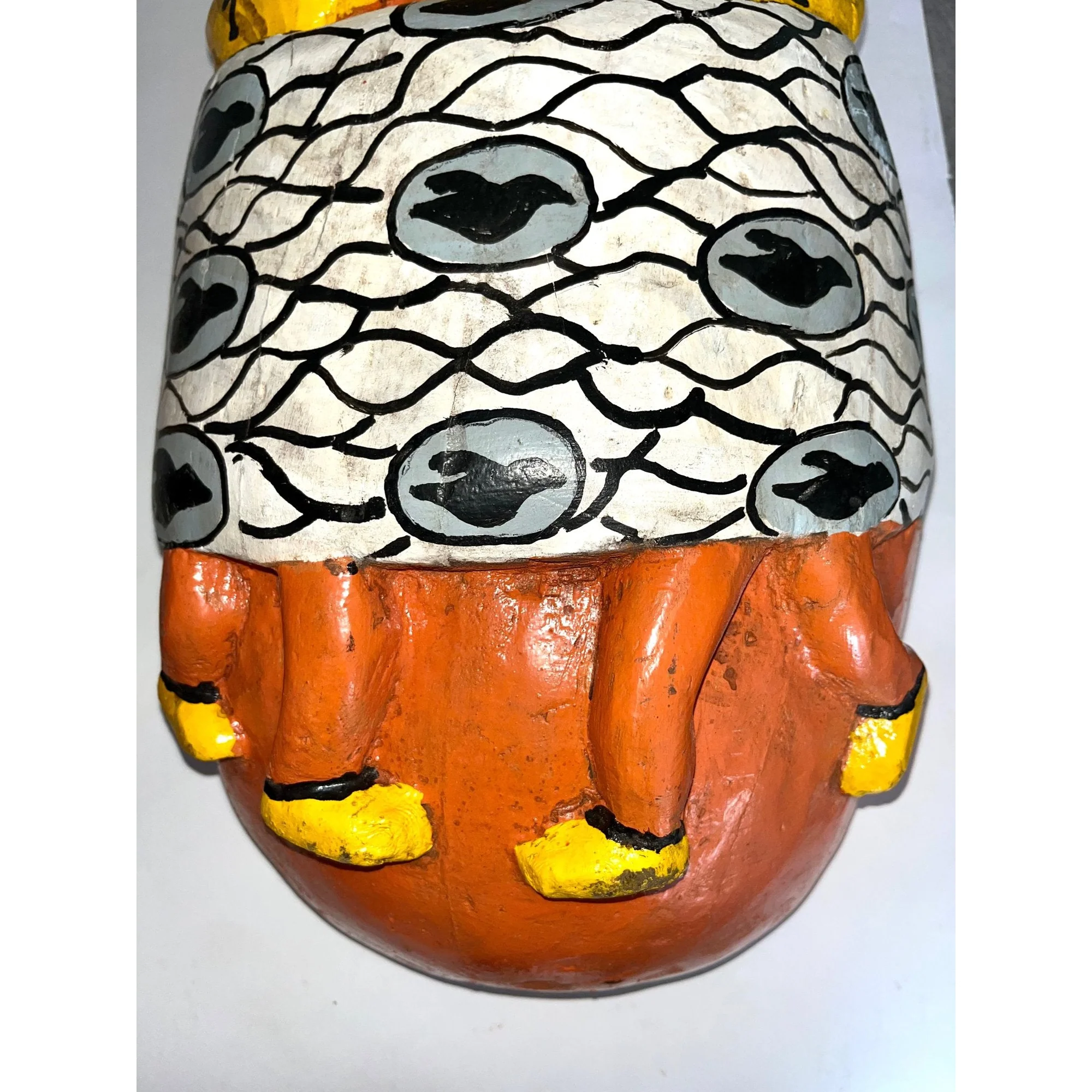 Yoruba Gelede Body Mask with Ibeji Soccer Twins, Côte d'Ivoire #1185 - Image 3
