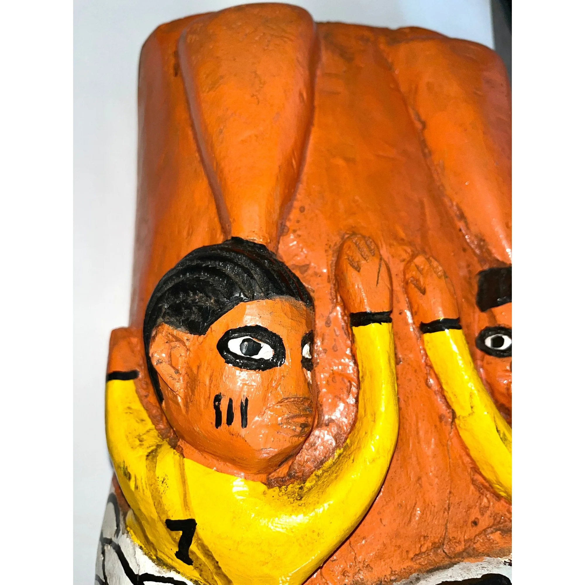 Yoruba Gelede Body Mask with Ibeji Soccer Twins, Côte d'Ivoire #1185 - Image 4