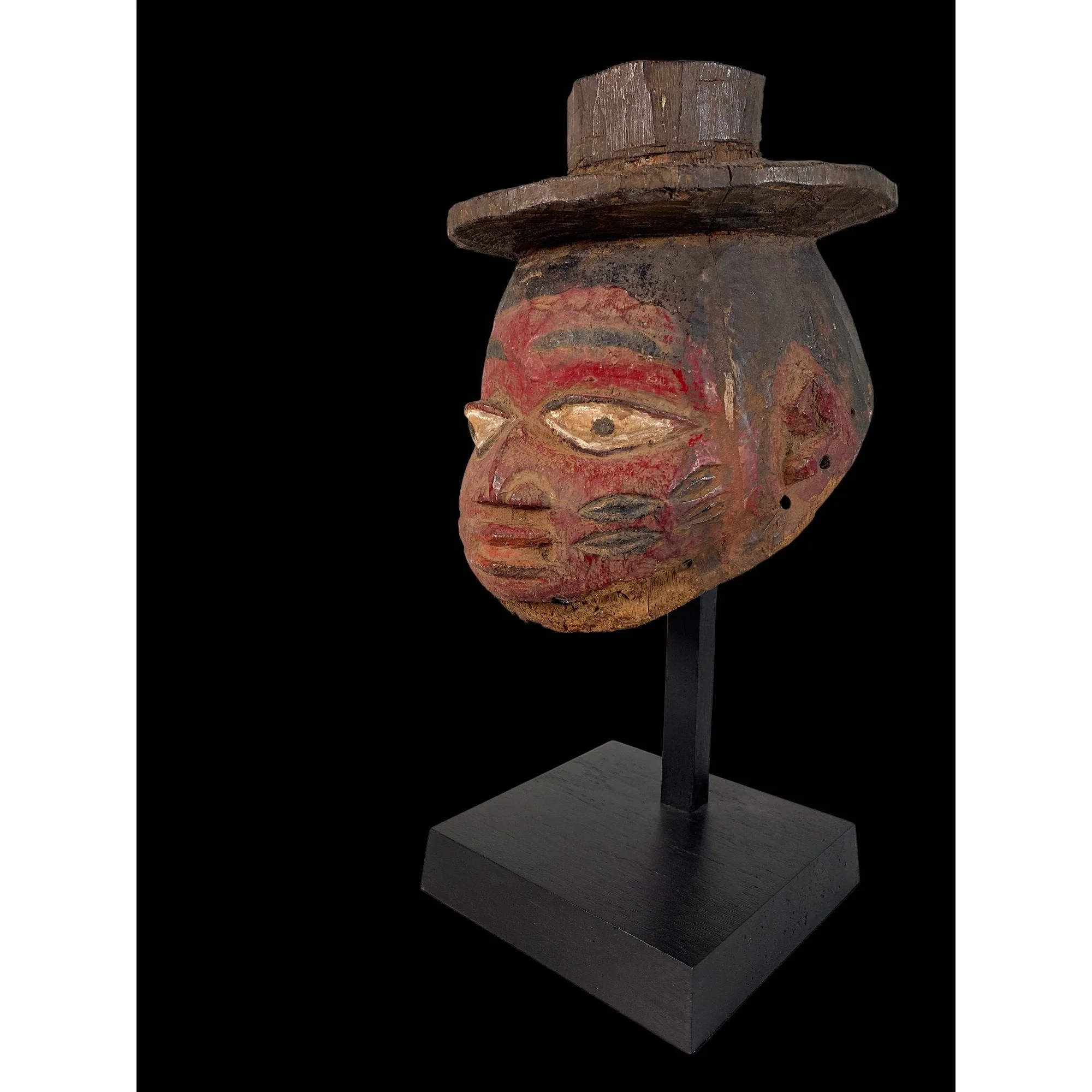 Yoruba Top Hat Gelede Dance Mask, Nigeria PROVENANCE - Image 2