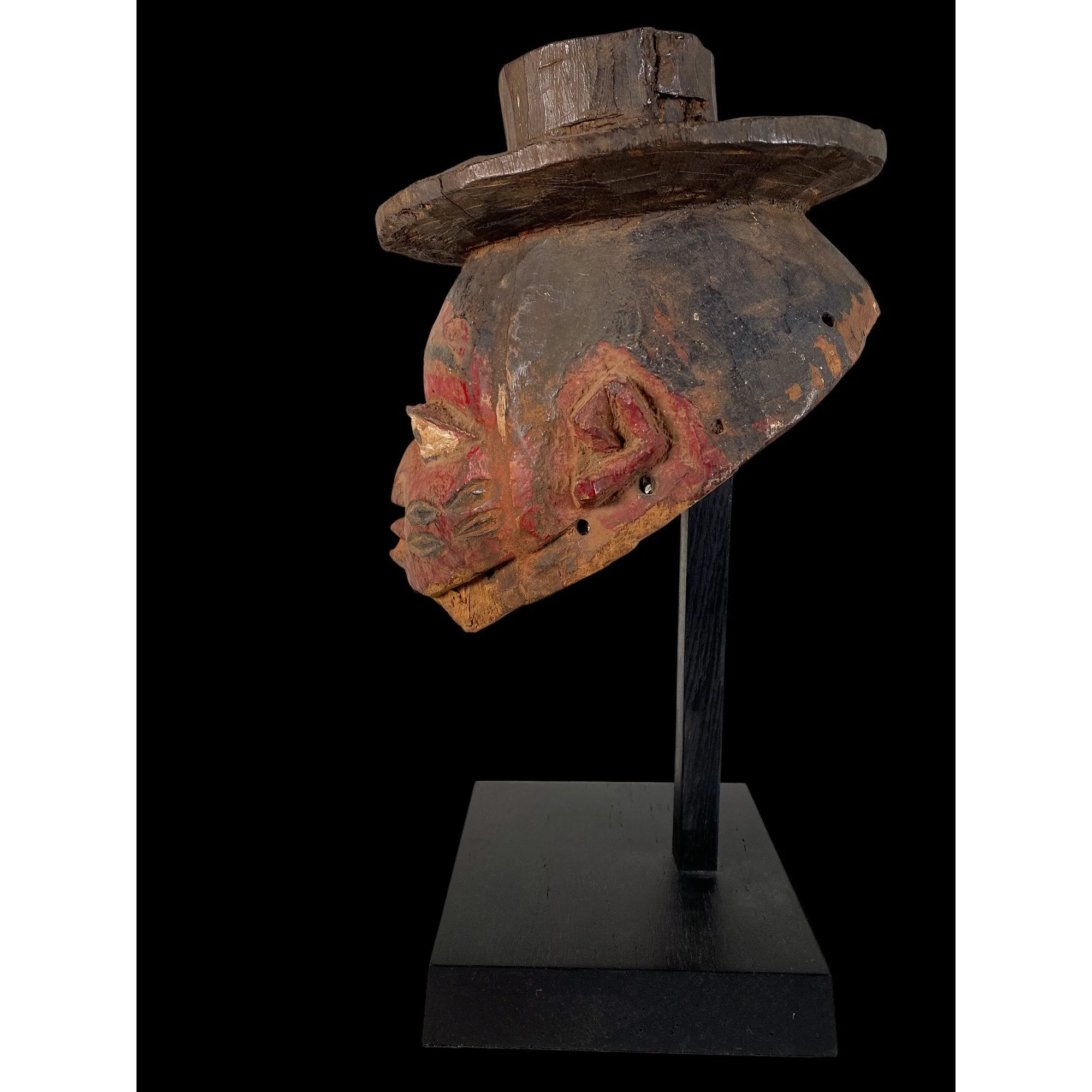 Yoruba Top Hat Gelede Dance Mask, Nigeria PROVENANCE - Image 3