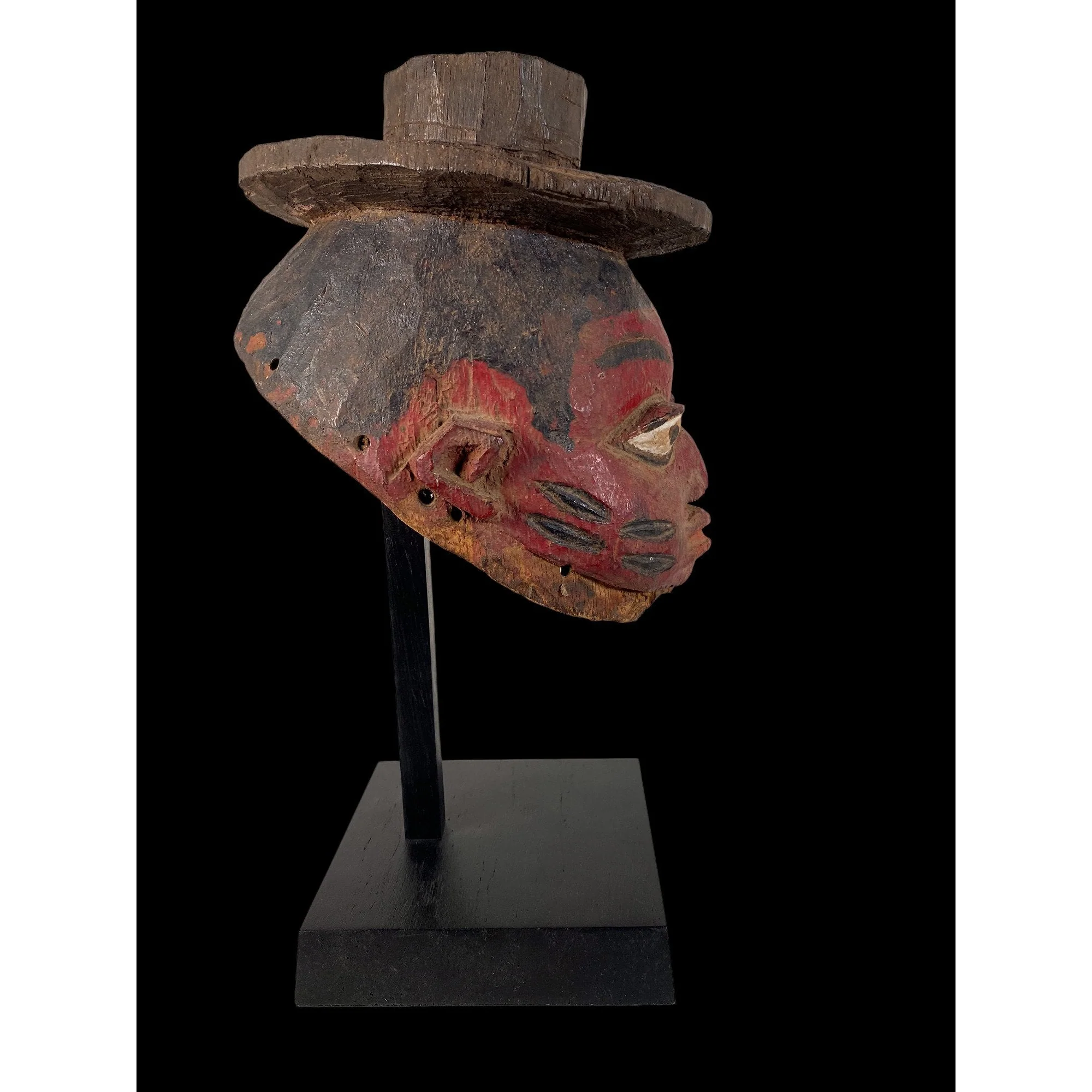 Yoruba Top Hat Gelede Dance Mask, Nigeria PROVENANCE - Image 5