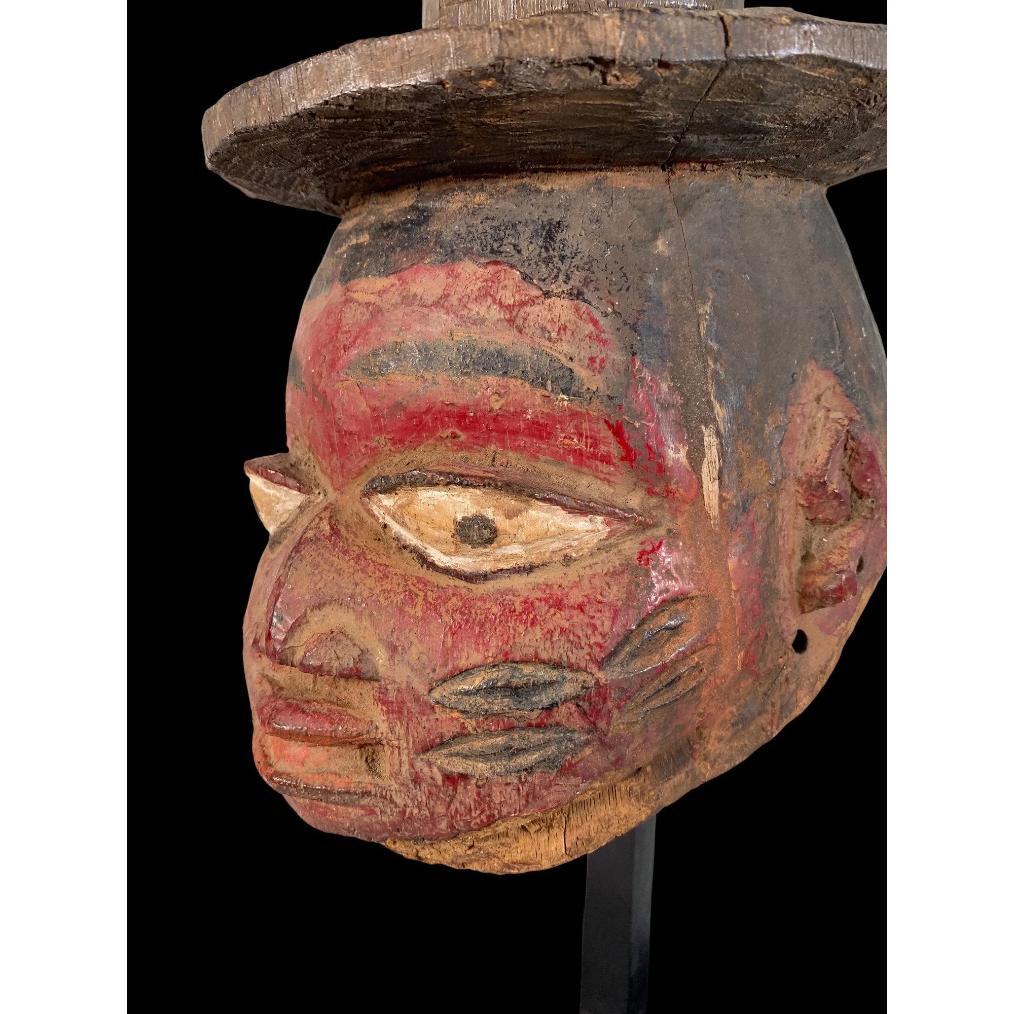 Yoruba Top Hat Gelede Dance Mask, Nigeria PROVENANCE - Image 7