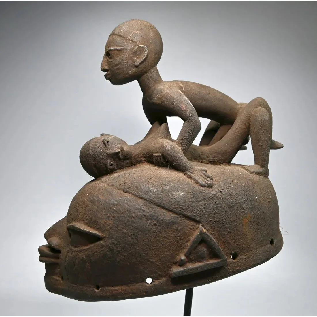 Yoruba Gelede Mask with Copulating Couple, Nigeria - Image 4